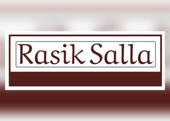 Rasik Salla's website's logo.